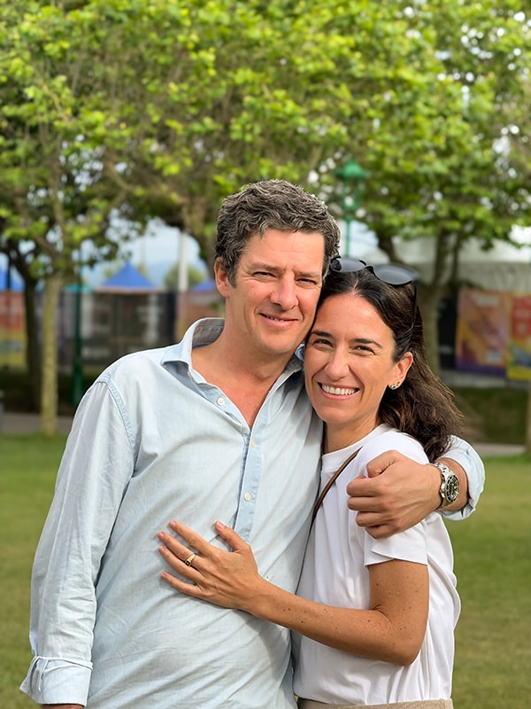 Maria and Fernando enjoying the outdoors