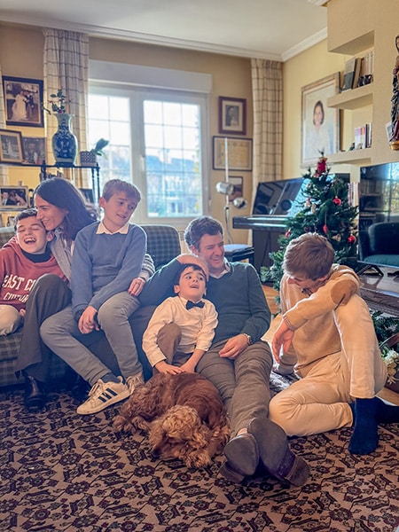 Hopeful adoptive parents spending time with their nephews