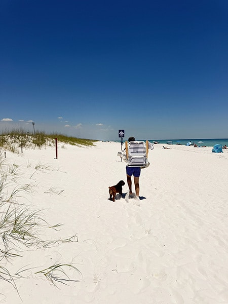 Fernando-with-dog-at-the-beach