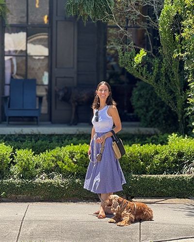 Maria-with-dog